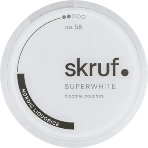 Skruf No. 56 Superwhite Nordic Liquorice