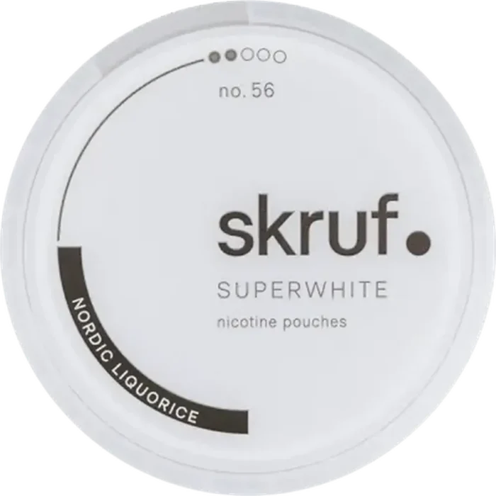 Skruf No. 56 Superwhite Nordic Liquorice